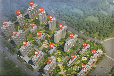 圣都山水城3室2厅1卫110m2中档装修