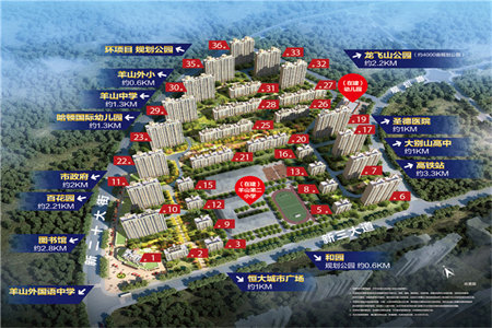 港基东原华府南北通透3室2厅2卫69万116m2可分期